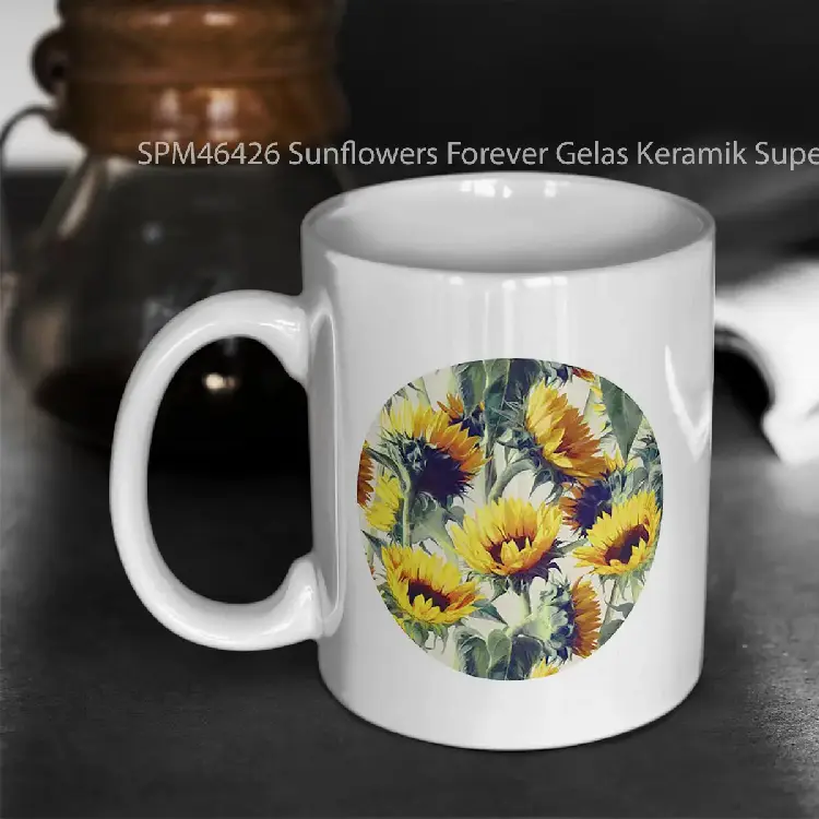 SPM46426 Sunflowers Forever Gelas Keramik Supermug
