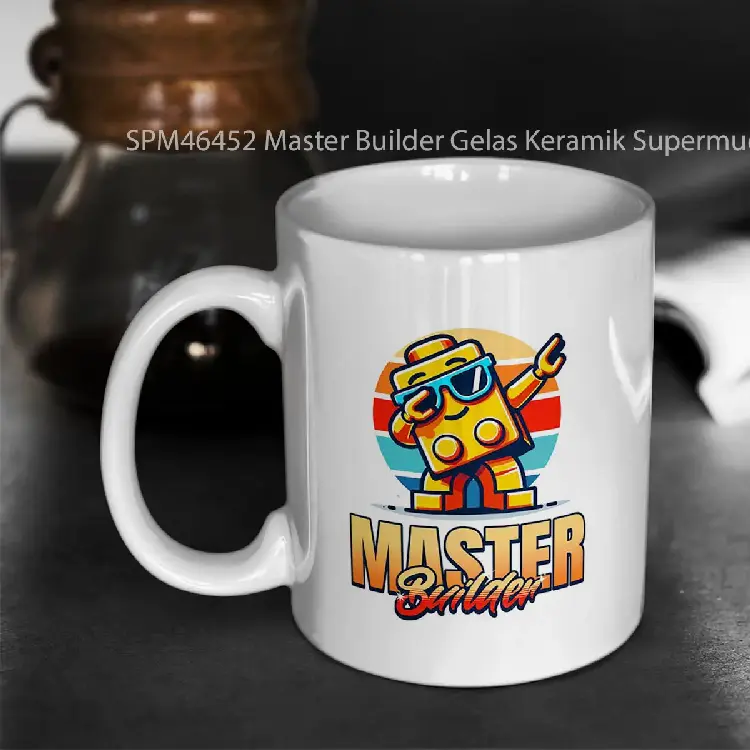SPM46452 Master Builder Gelas Keramik Supermug