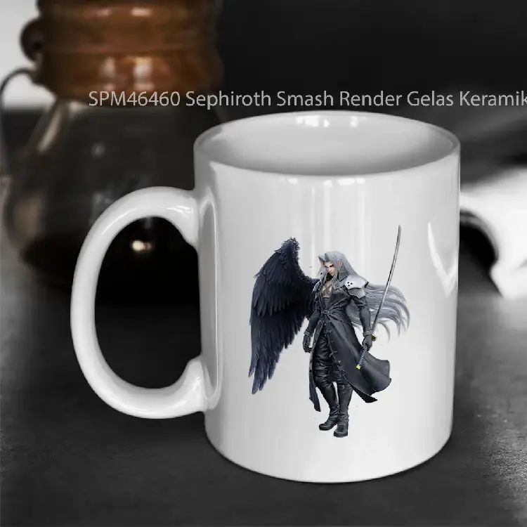 SPM46460 Sephiroth Smash Render Gelas Keramik Supermug