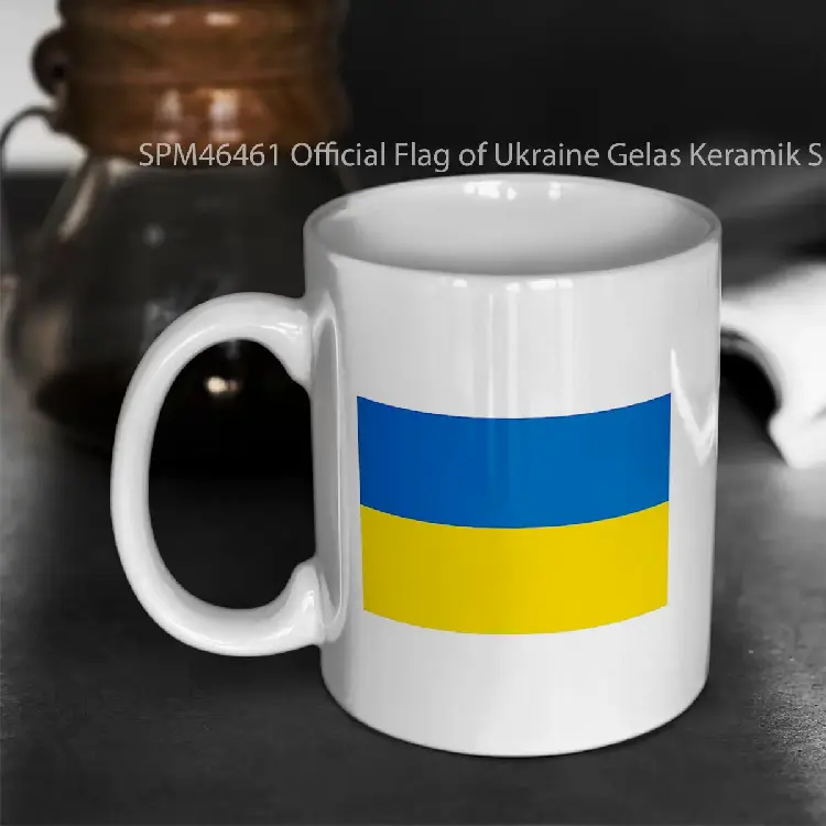 SPM46461 Official Flag of Ukraine Gelas Keramik Supermug