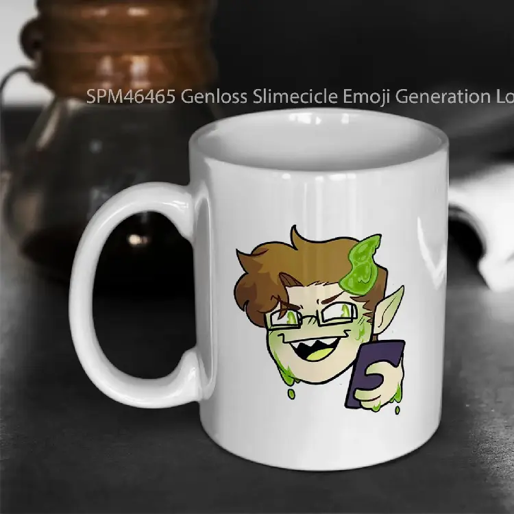 SPM46465 Genloss Slimecicle Emoji Generation Loss Ranboo Gelas Keramik Supermug