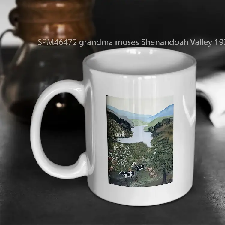 SPM46472 grandma moses Shenandoah Valley 1938 Gelas Keramik Supermug