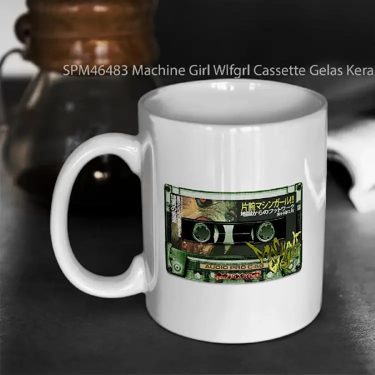 SPM46483 Machine Girl Wlfgrl Cassette Gelas Keramik Supermug