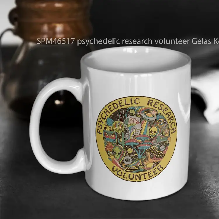 SPM46517 psychedelic research volunteer Gelas Keramik Supermug