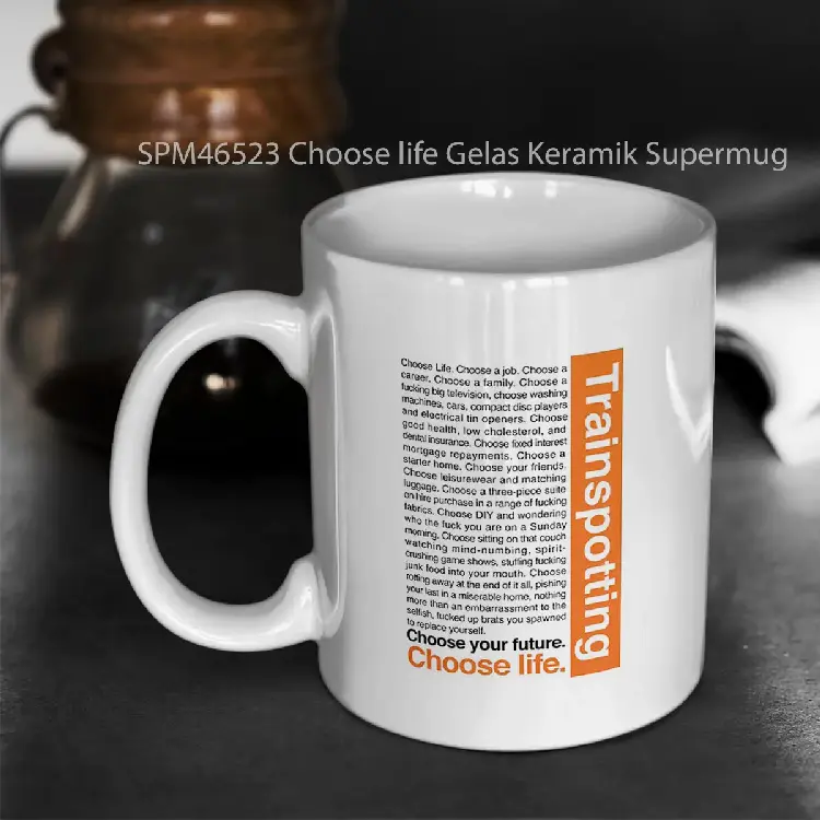 SPM46523 Choose life Gelas Keramik Supermug