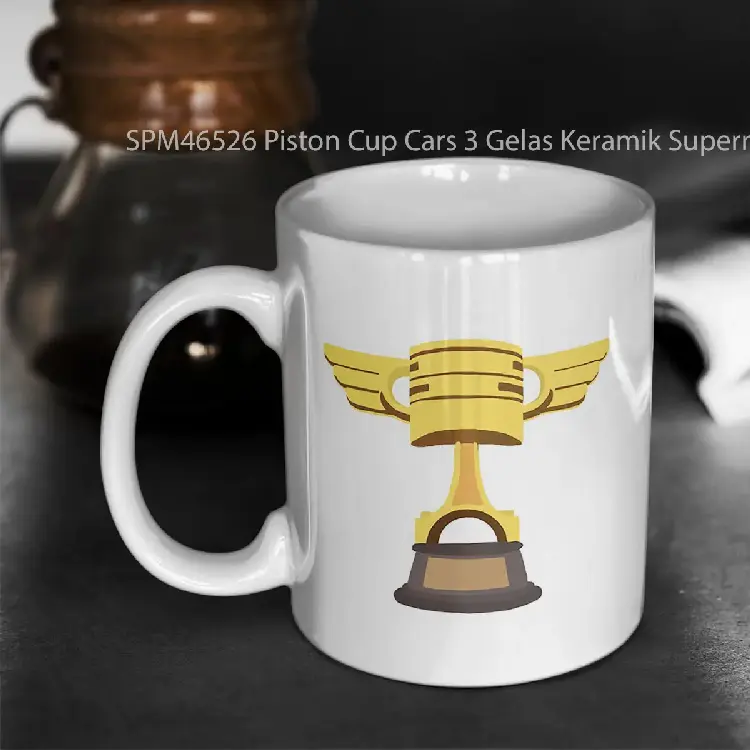 SPM46526 Piston Cup Cars 3 Gelas Keramik Supermug