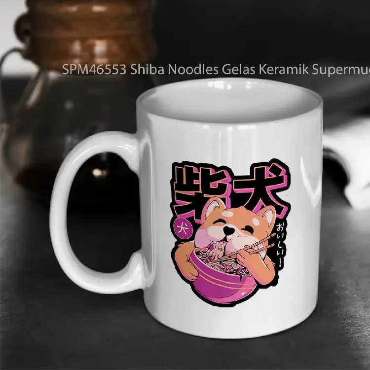 SPM46553 Shiba Noodles Gelas Keramik Supermug