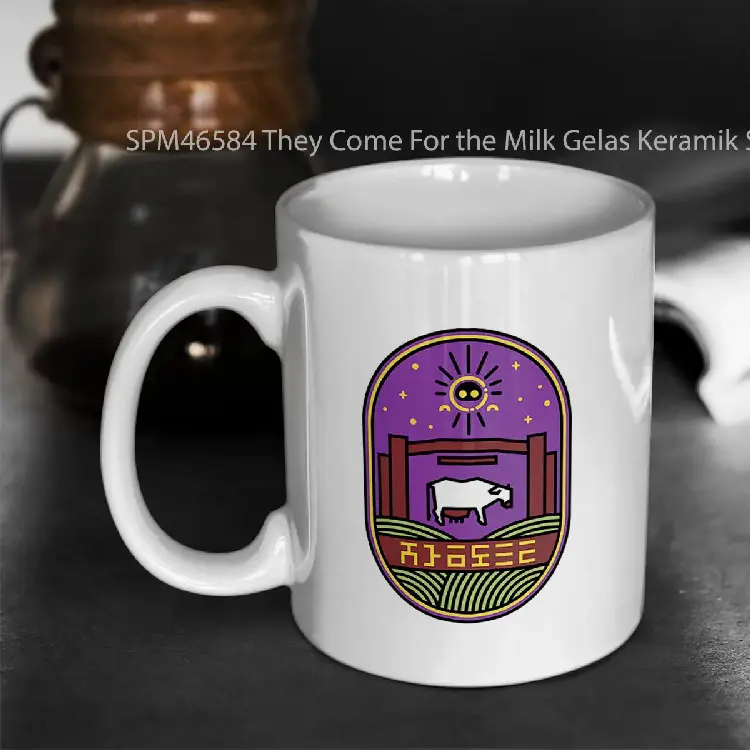 SPM46584 They Come For the Milk Gelas Keramik Supermug