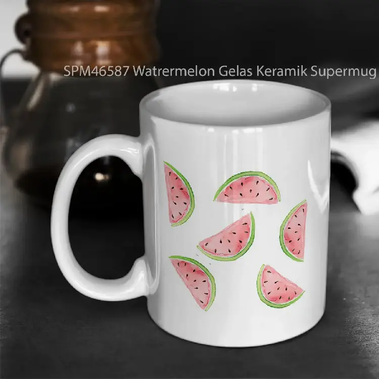 SPM46587 Watrermelon Gelas Keramik Supermug