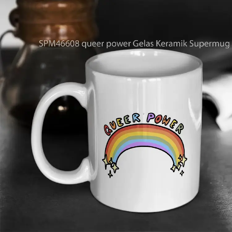 SPM46608 queer power Gelas Keramik Supermug
