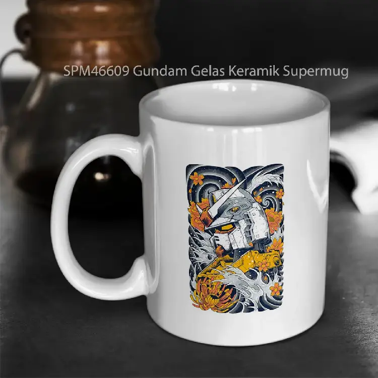 SPM46609 Gundam Gelas Keramik Supermug