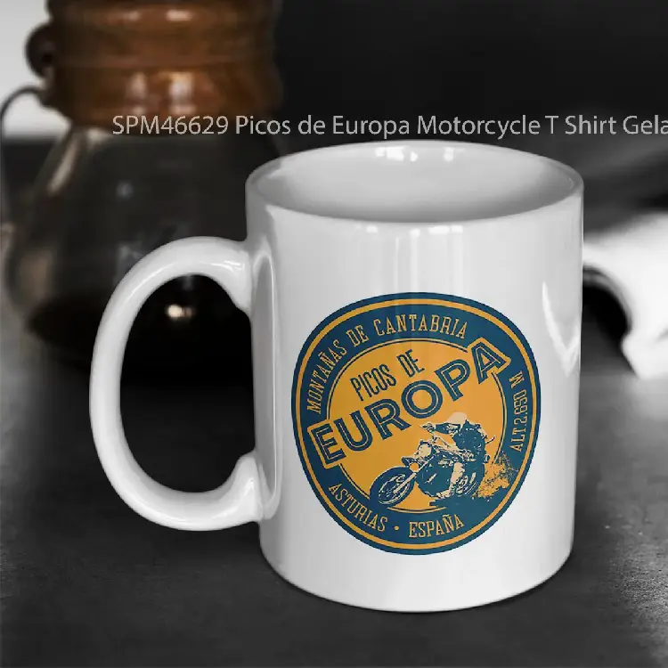 SPM46629 Picos de Europa Motorcycle T Shirt Gelas Keramik Supermug
