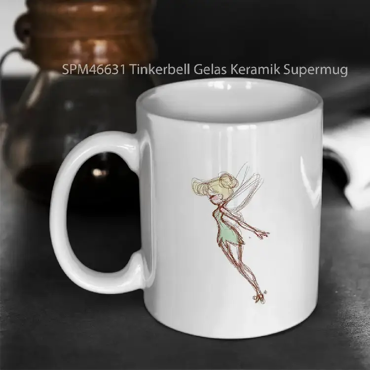 SPM46631 Tinkerbell Gelas Keramik Supermug