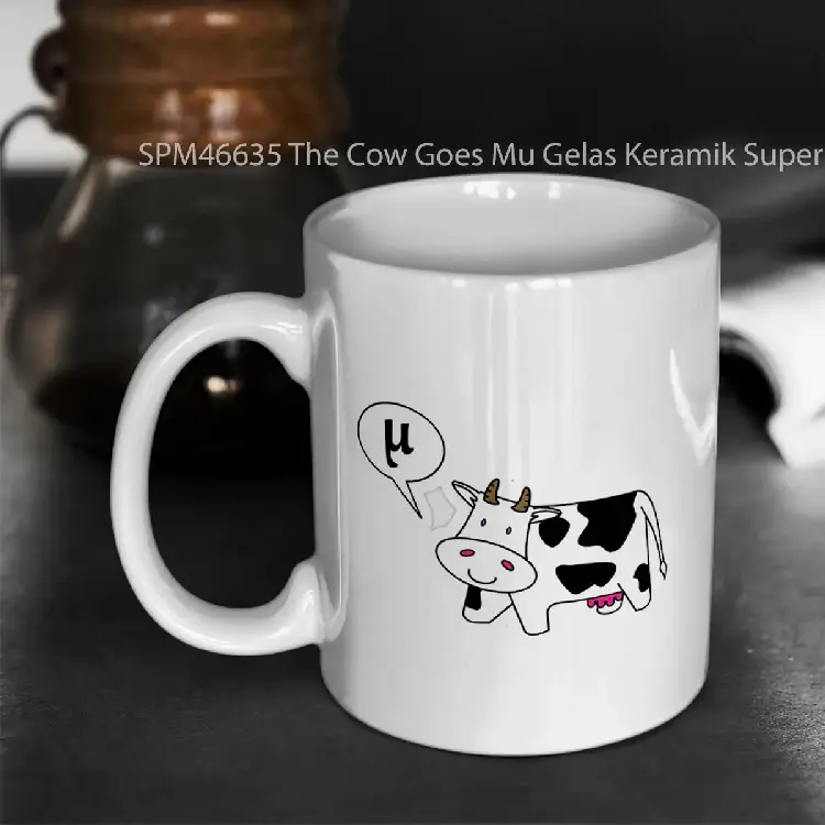 SPM46635 The Cow Goes Mu Gelas Keramik Supermug