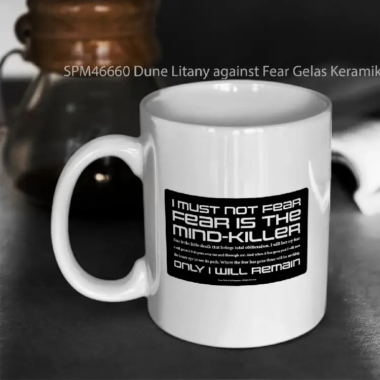SPM46660 Dune Litany against Fear Gelas Keramik Supermug