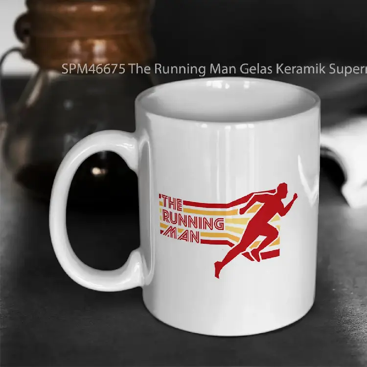SPM46675 The Running Man Gelas Keramik Supermug