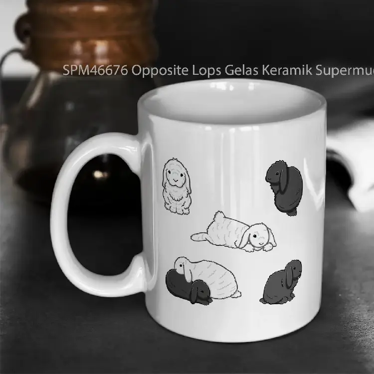 SPM46676 Opposite Lops Gelas Keramik Supermug