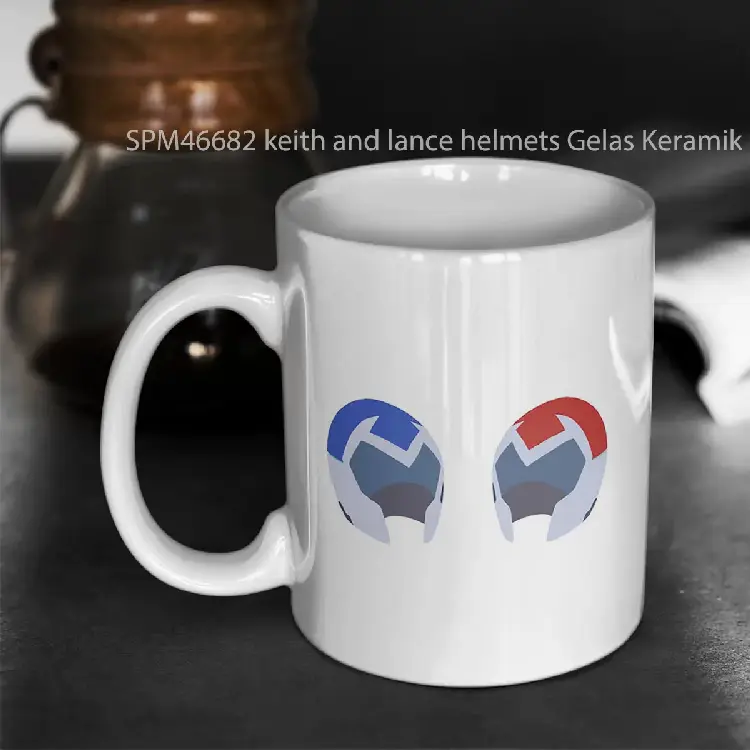SPM46682 keith and lance helmets Gelas Keramik Supermug