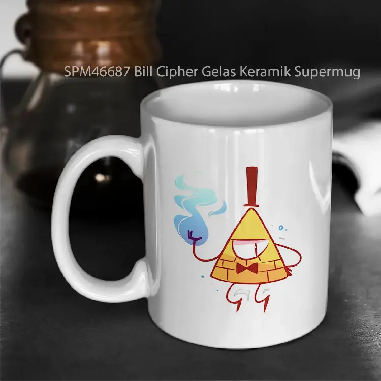 SPM46687 Bill Cipher Gelas Keramik Supermug