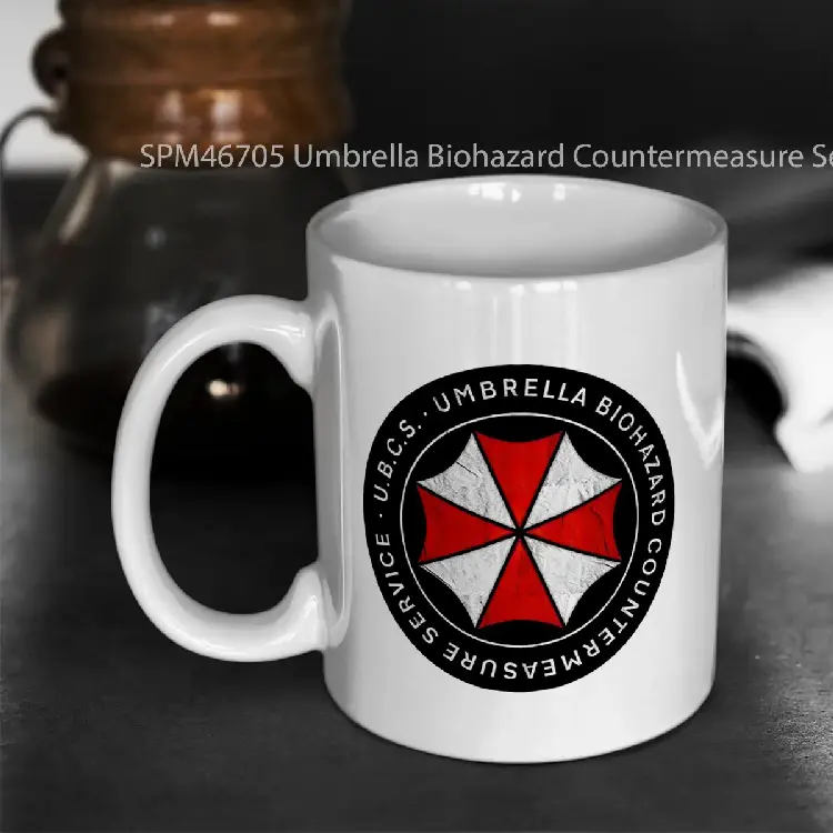 SPM46705 Umbrella Biohazard Countermeasure Service Resident Evil 3 Gelas Keramik Supermug