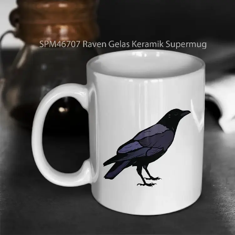 SPM46707 Raven Gelas Keramik Supermug