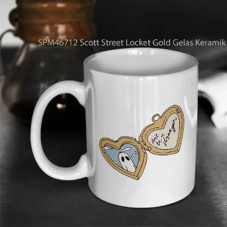 SPM46712 Scott Street Locket Gold Gelas Keramik Supermug