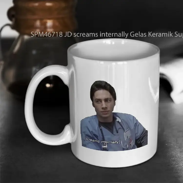 SPM46718 JD screams internally Gelas Keramik Supermug