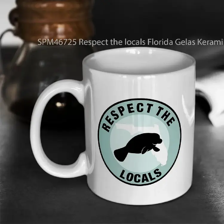 SPM46725 Respect the locals Florida Gelas Keramik Supermug
