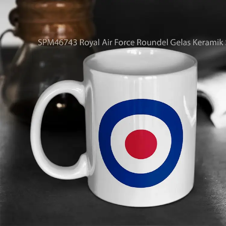 SPM46743 Royal Air Force Roundel Gelas Keramik Supermug