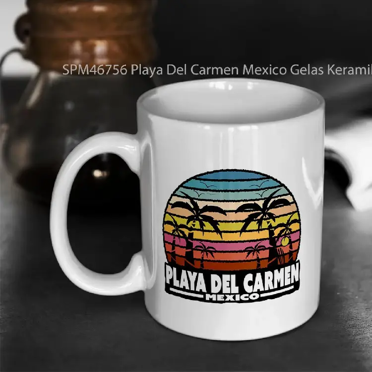 SPM46756 Playa Del Carmen Mexico Gelas Keramik Supermug