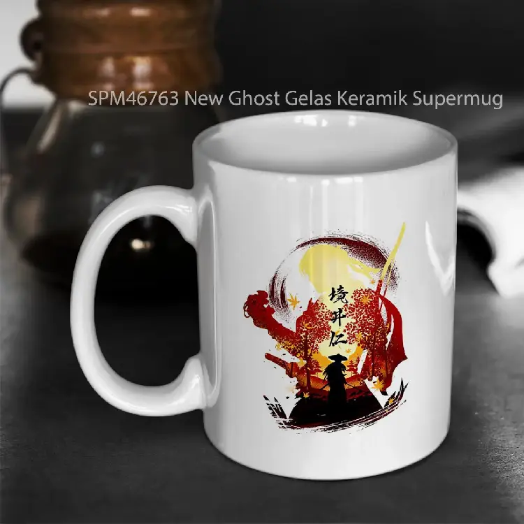 SPM46763 New Ghost Gelas Keramik Supermug