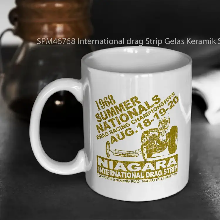 SPM46768 International drag Strip Gelas Keramik Supermug