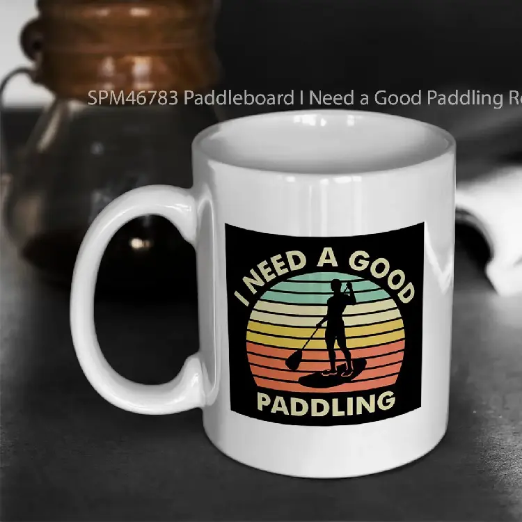 SPM46783 Paddleboard I Need a Good Paddling Retro Gelas Keramik Supermug