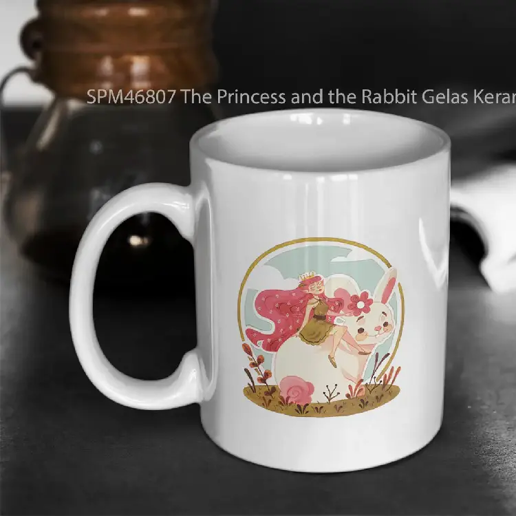 SPM46807 The Princess and the Rabbit Gelas Keramik Supermug