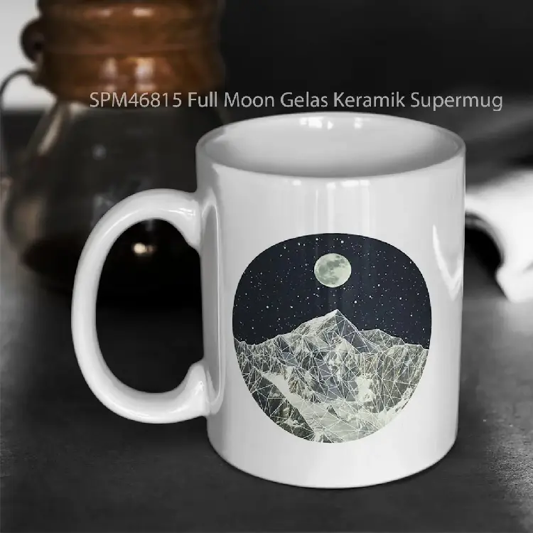 SPM46815 Full Moon Gelas Keramik Supermug