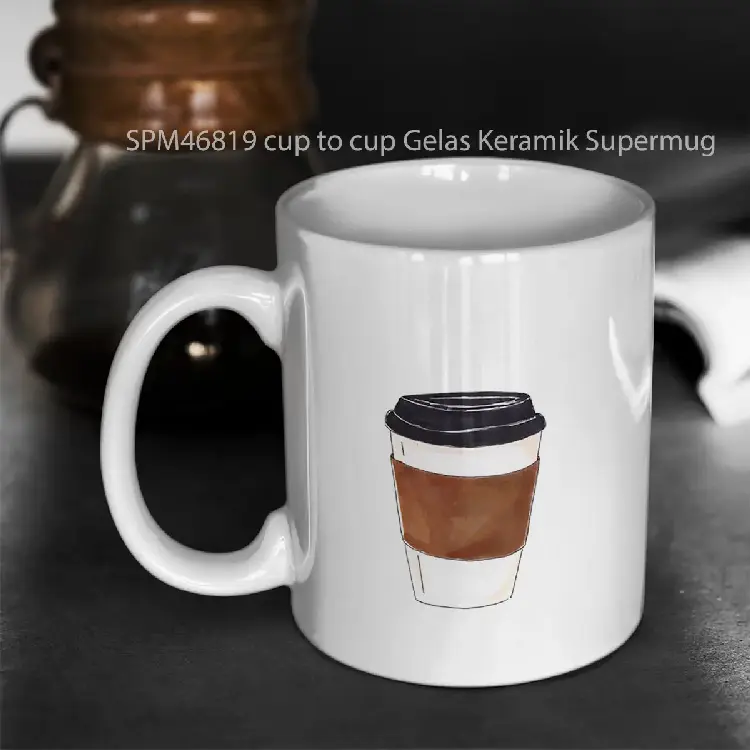 SPM46819 cup to cup Gelas Keramik Supermug