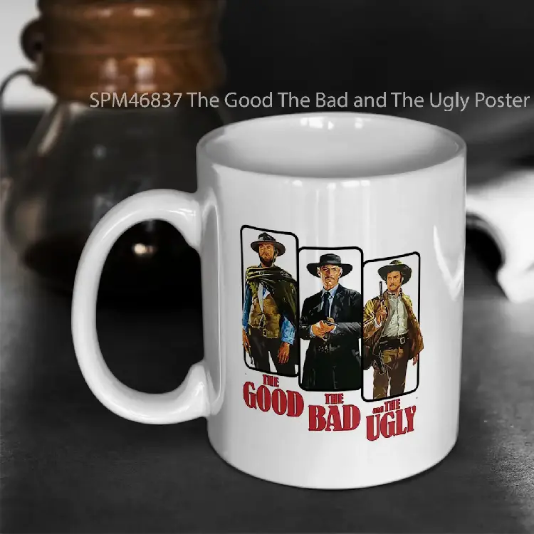 SPM46837 The Good The Bad and The Ugly Poster Graphic Gelas Keramik Supermug