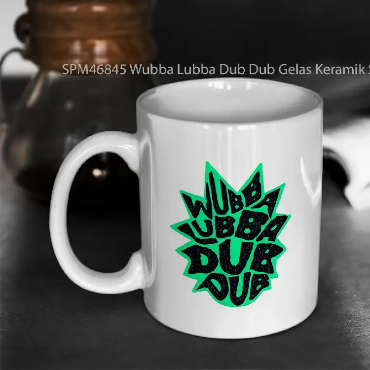 SPM46845 Wubba Lubba Dub Dub Gelas Keramik Supermug