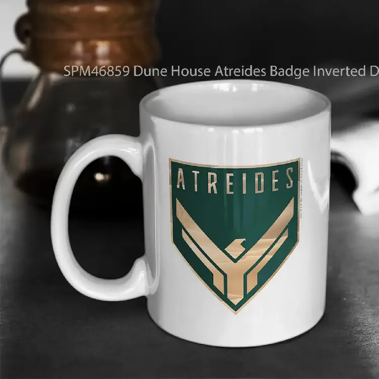 SPM46859 Dune House Atreides Badge Inverted Dark Image Gelas Keramik Supermug