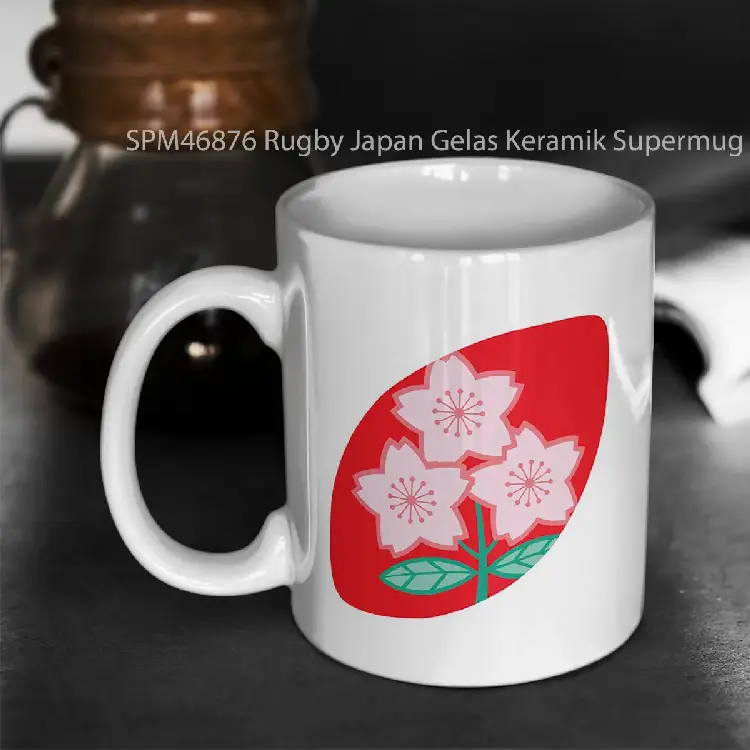 SPM46876 Rugby Japan Gelas Keramik Supermug