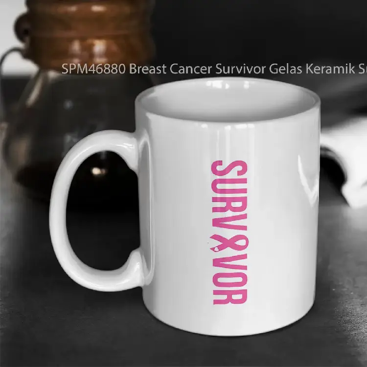 SPM46880 Breast Cancer Survivor Gelas Keramik Supermug