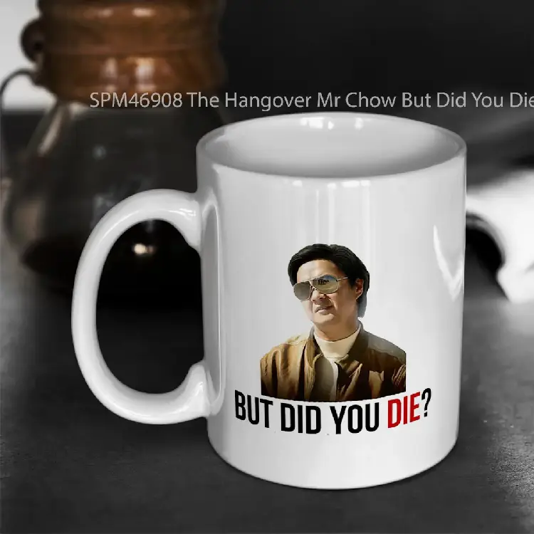 SPM46908 The Hangover Mr Chow But Did You Die Gelas Keramik Supermug