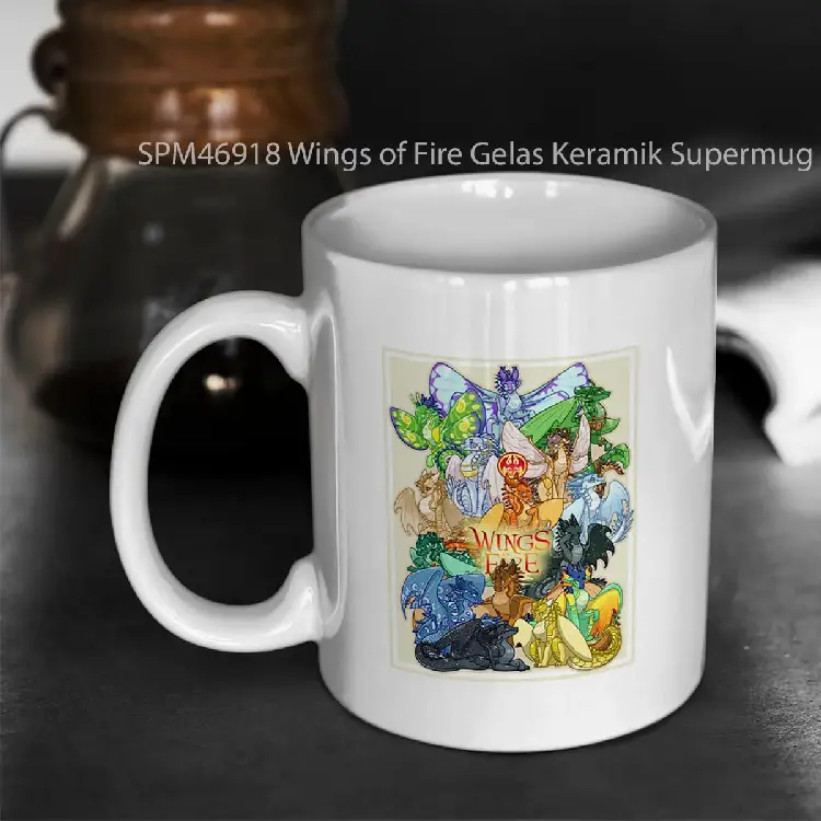 SPM46918 Wings of Fire Gelas Keramik Supermug