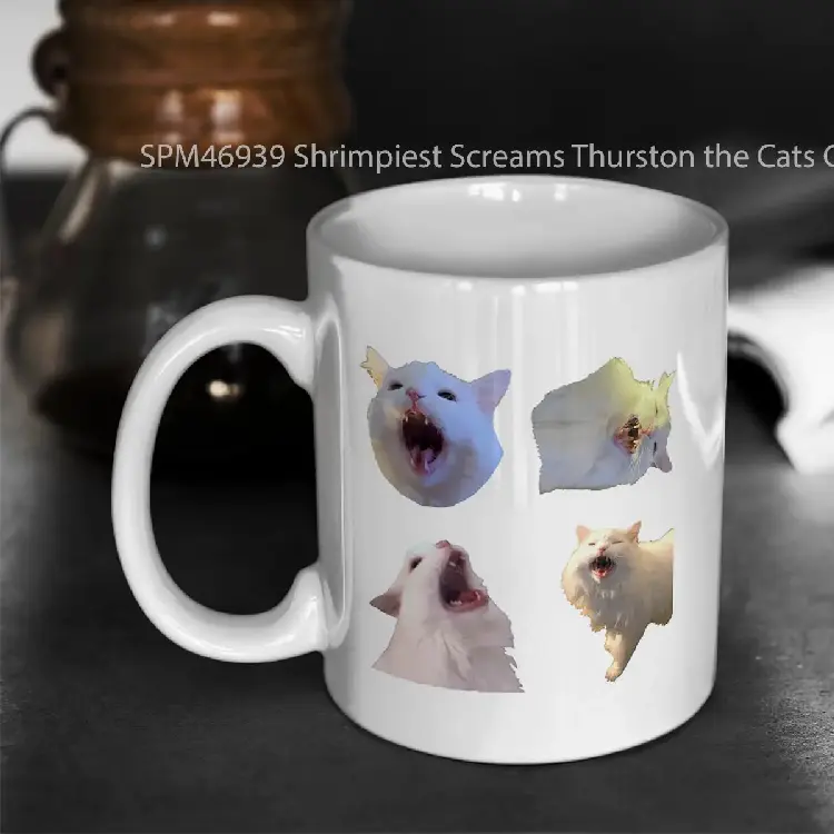 SPM46939 Shrimpiest Screams Thurston the Cats Gelas Keramik Supermug
