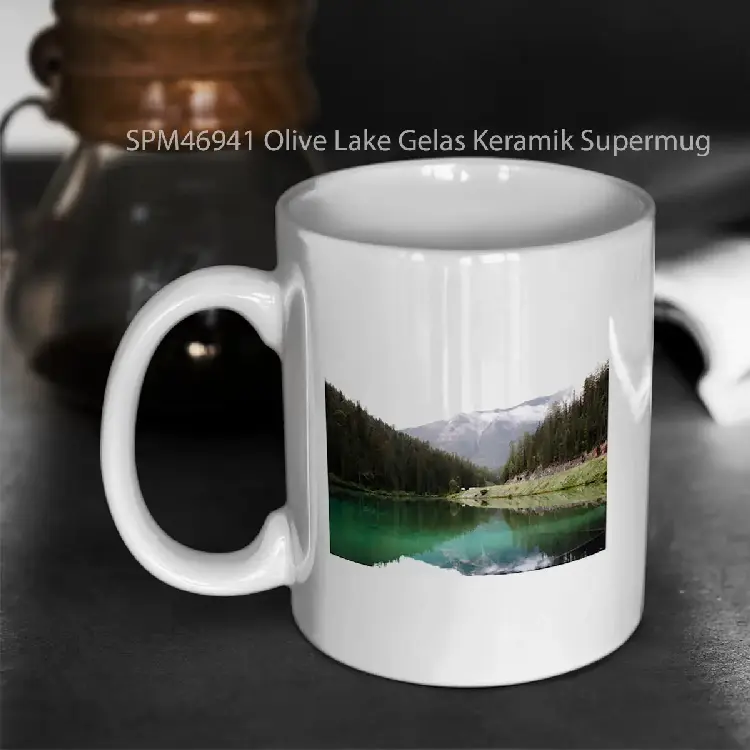 SPM46941 Olive Lake Gelas Keramik Supermug