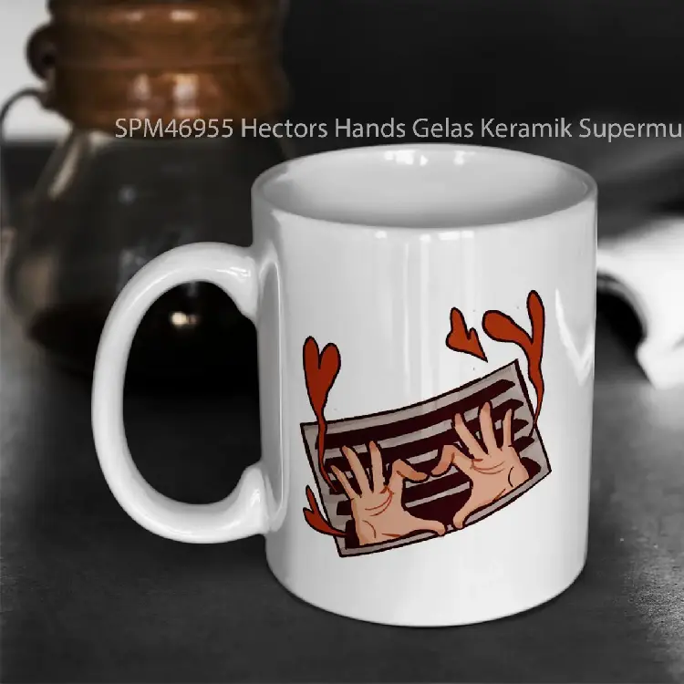 SPM46955 Hectors Hands Gelas Keramik Supermug