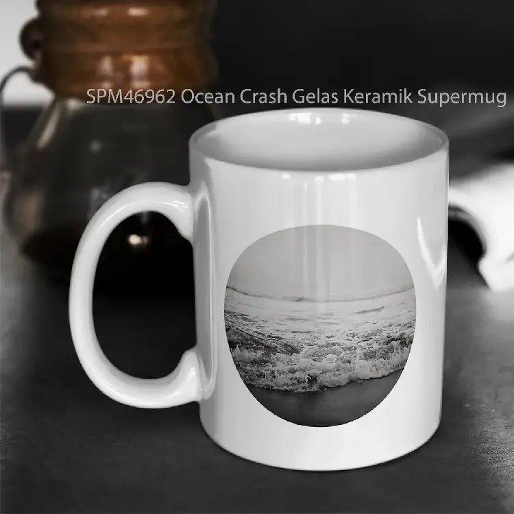 SPM46962 Ocean Crash Gelas Keramik Supermug