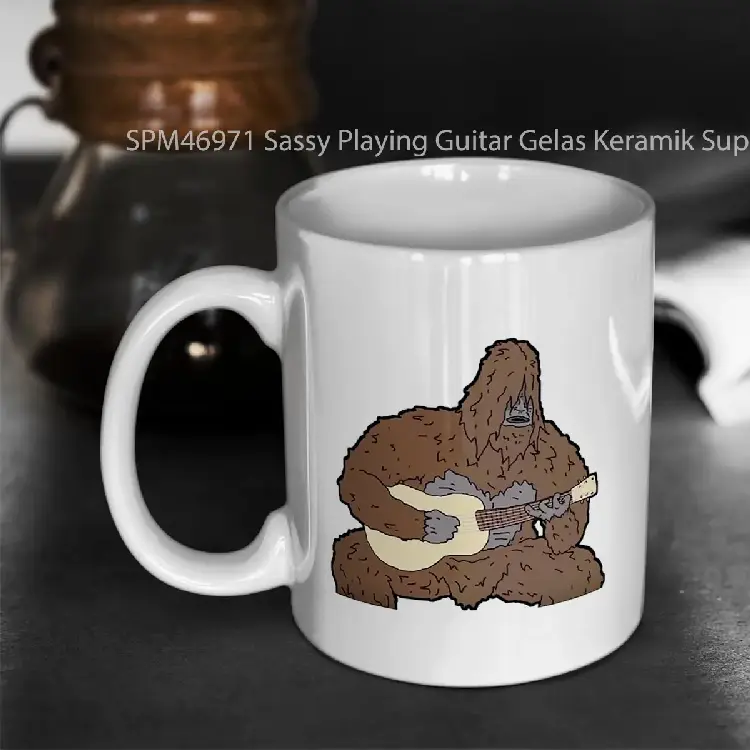 SPM46971 Sassy Playing Guitar Gelas Keramik Supermug