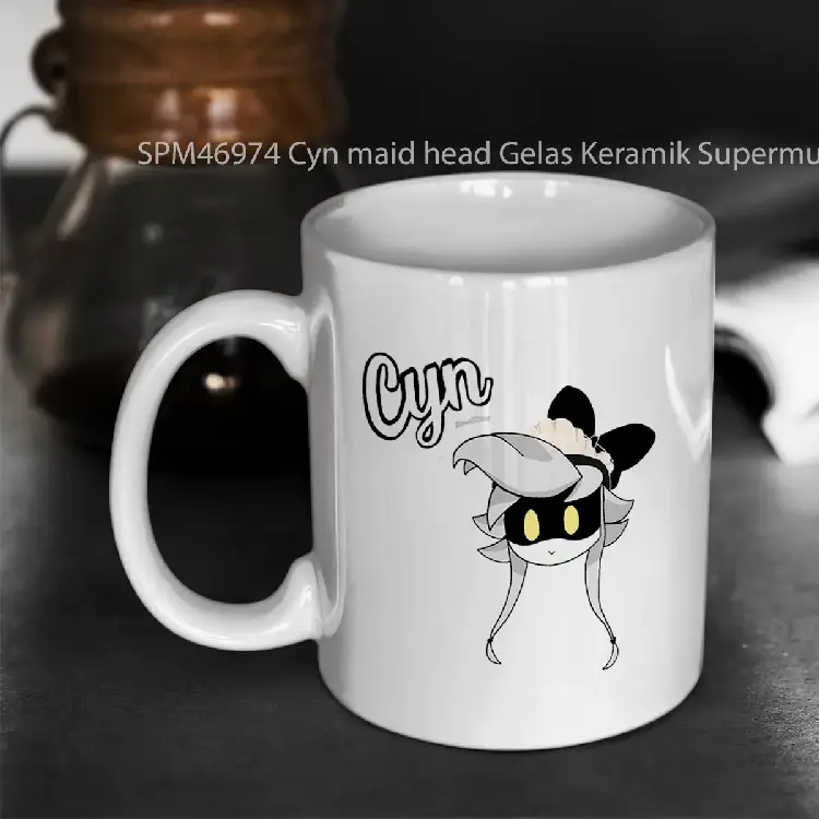 SPM46974 Cyn maid head Gelas Keramik Supermug