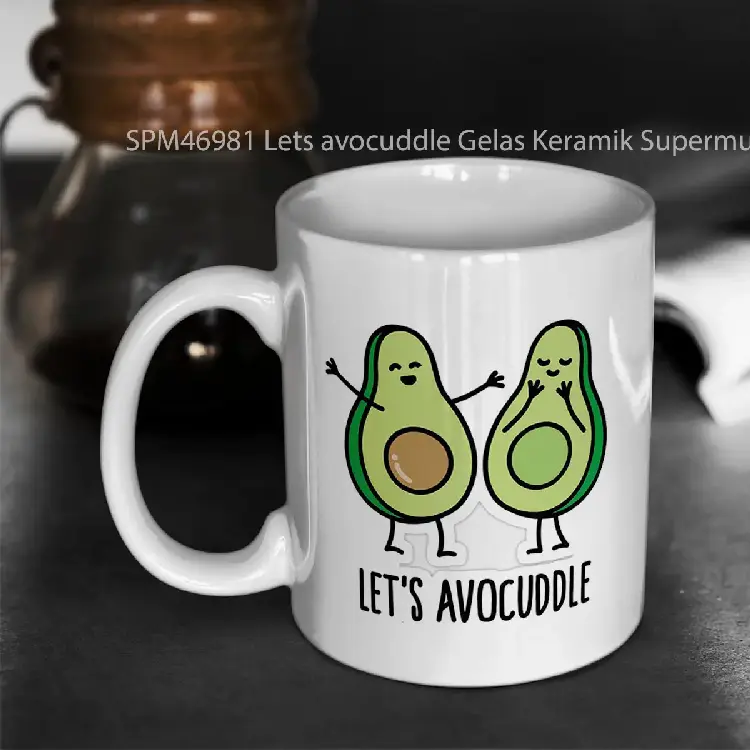 SPM46981 Lets avocuddle Gelas Keramik Supermug